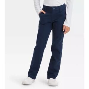 Cat & Jack School Uniforms straight pants Navy Girls 5